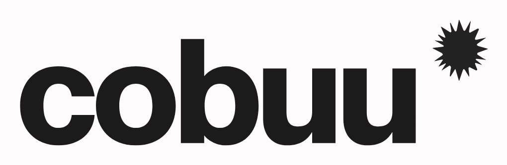Cobuu caffeine gum wordmark logo